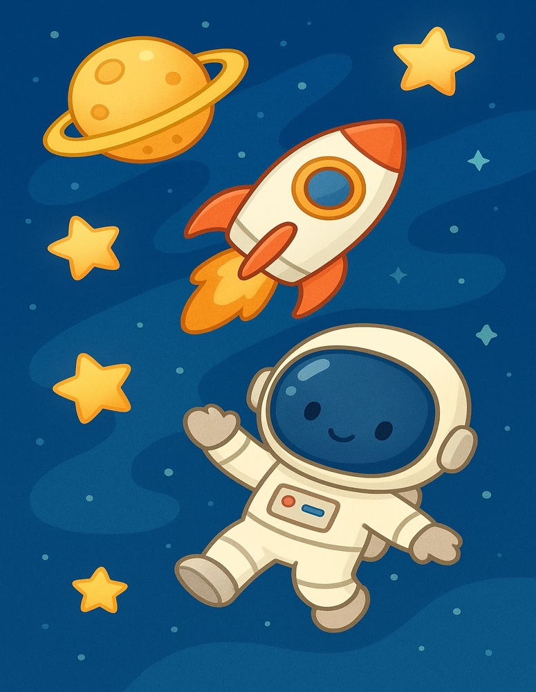 Space Coloring Pages